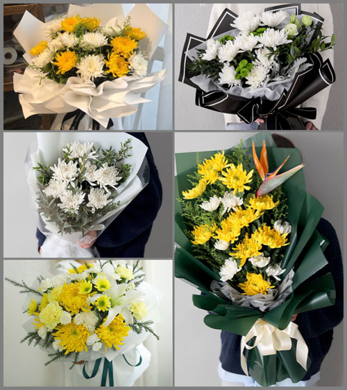贵州铜仁市松桃县盘信镇白事花束代送